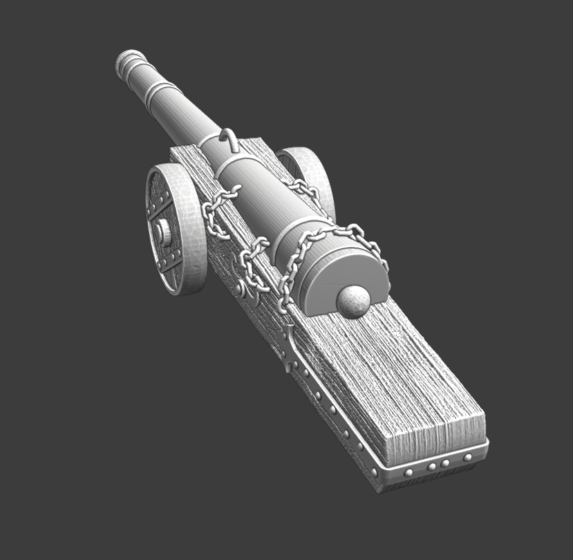 Medieval precision cannon - version #2